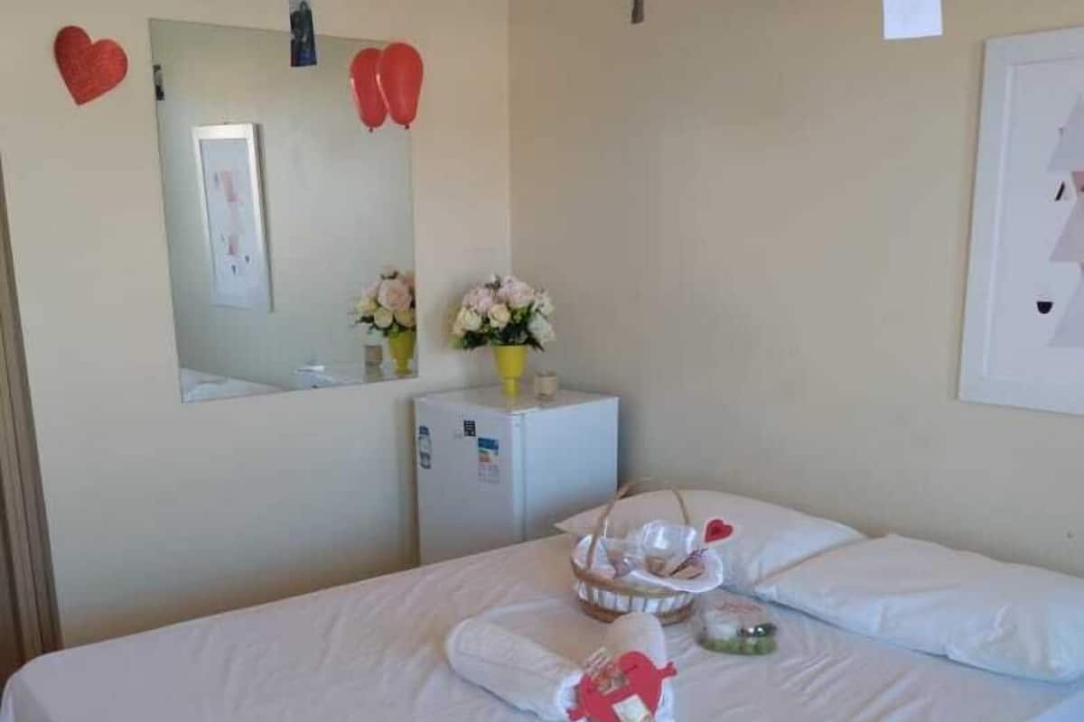 Premium bedding, blackout curtains, free WiFi, bed sheets