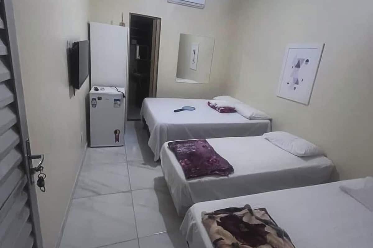 1 bedroom, premium bedding, blackout curtains, free WiFi