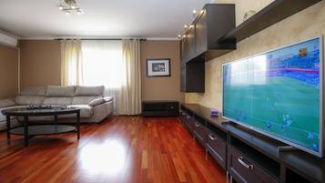 Televisor i llar de foc