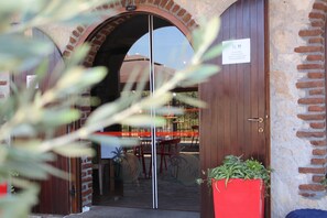 Voorkant van accommodatie