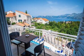 Deluxe Apartment, Sea View | Balcony view - Villa Markoc (Konavle)