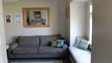 TV, fireplace, DVD player, toys