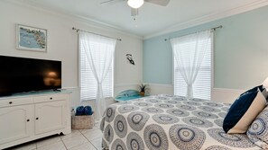 3 habitaciones, tabla de planchar con plancha y cuna de viaje 