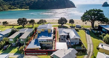 Blick auf den Strand Ferienhaus!