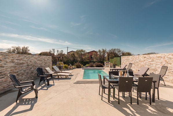 Außenpool, beheizter Pool