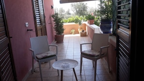 Classic Double Room, Balcony, Garden View | View from room - Villetta Orchidea (Giuggianello)