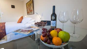 1 bedroom, iron/ironing board, travel crib, WiFi