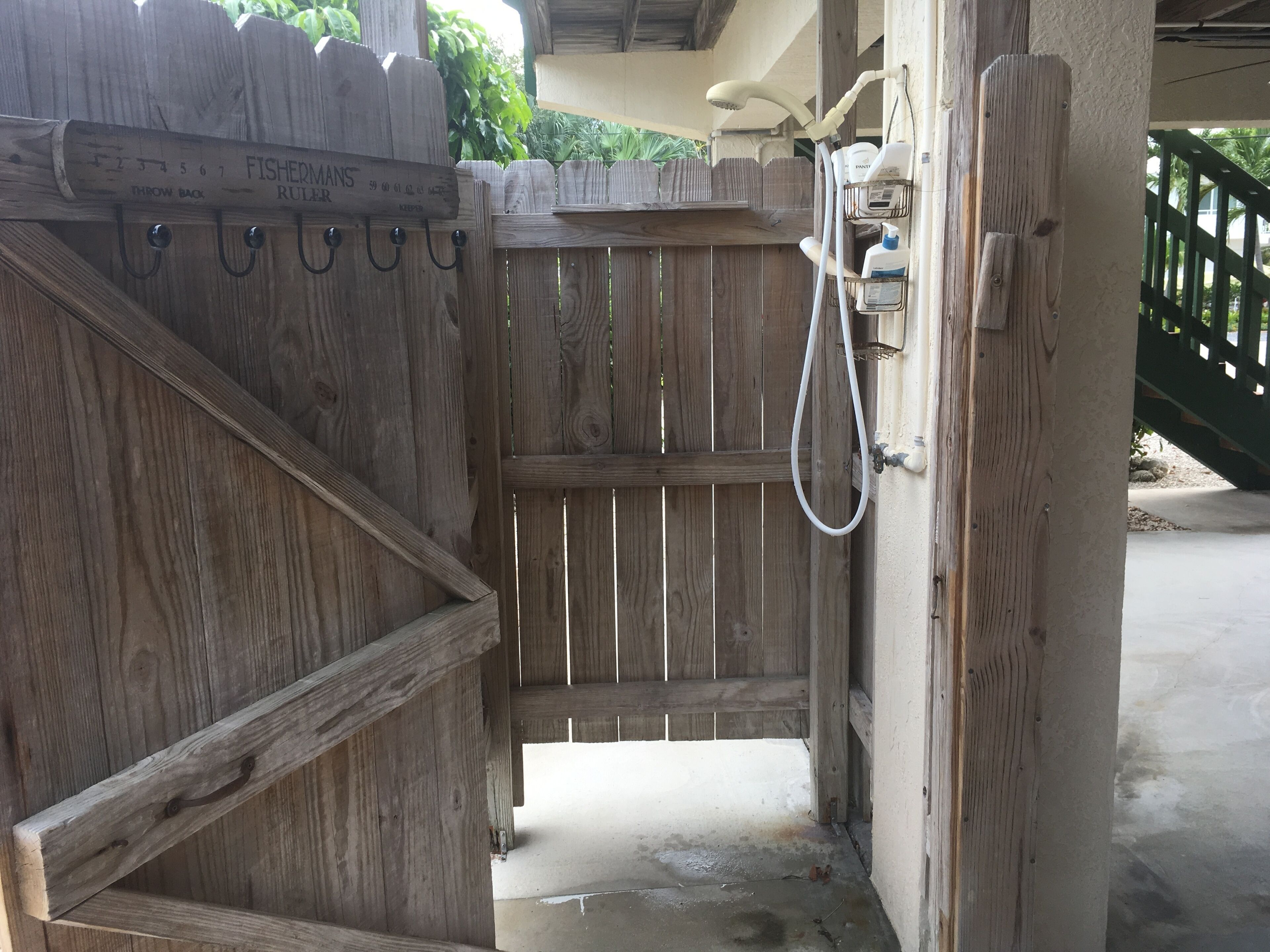 Outside shower