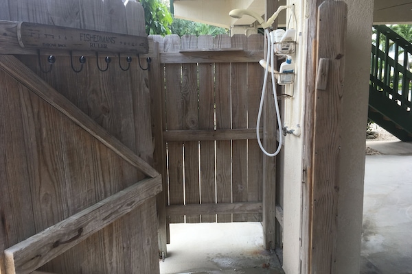 Outside shower