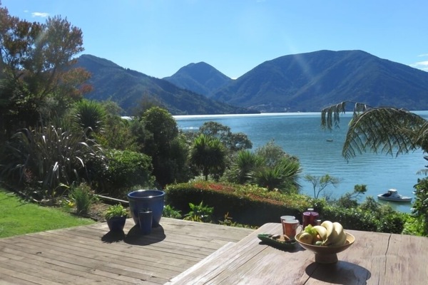 Morning tea on the deck