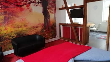 1 Schlafzimmer, Reisekinderbett, WLAN, BettwÀsche