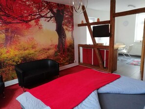 1 chambre, lit de bébé portatif, Wi-Fi, literie fournie
