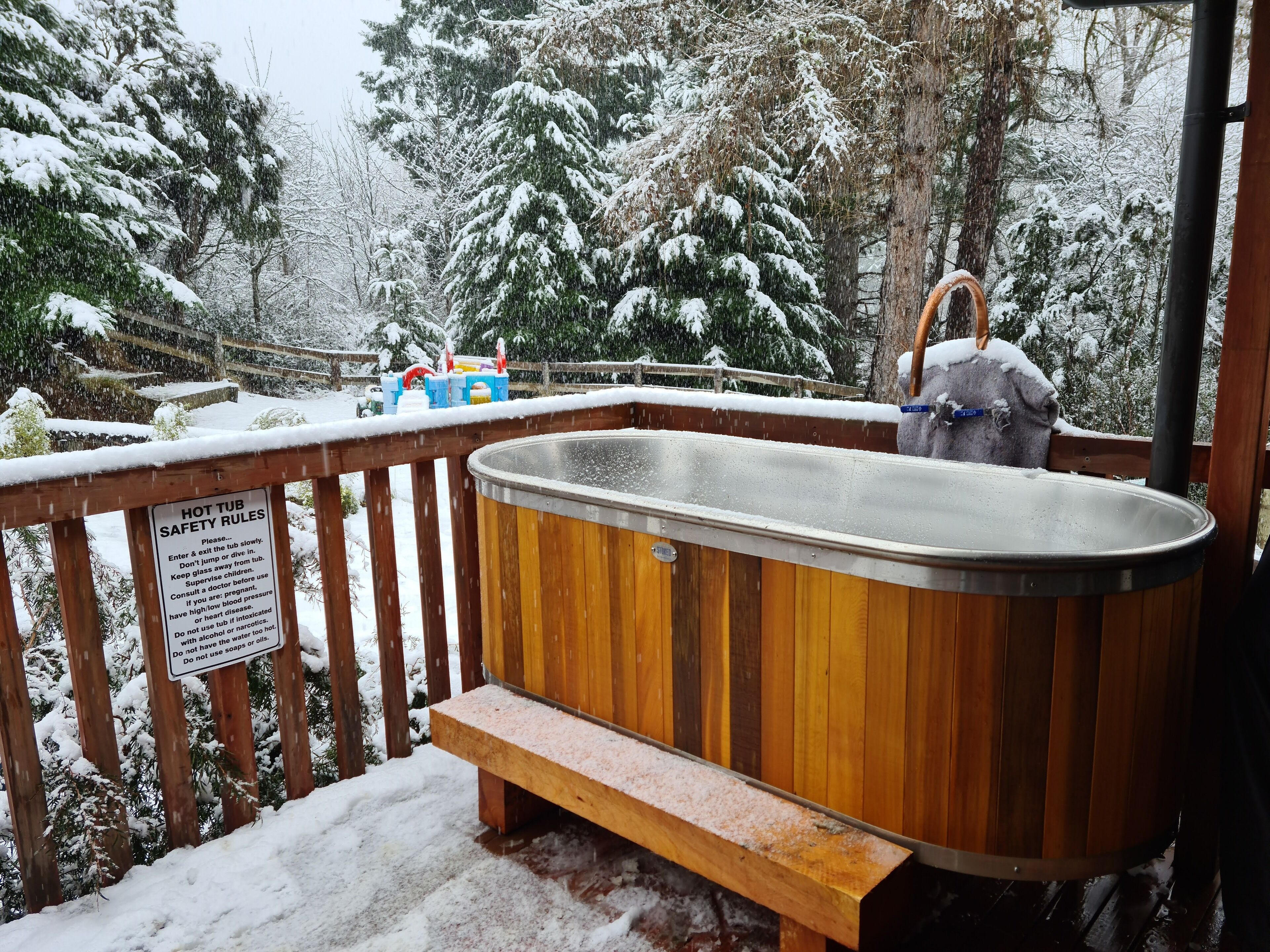 Bain à remous extérieur