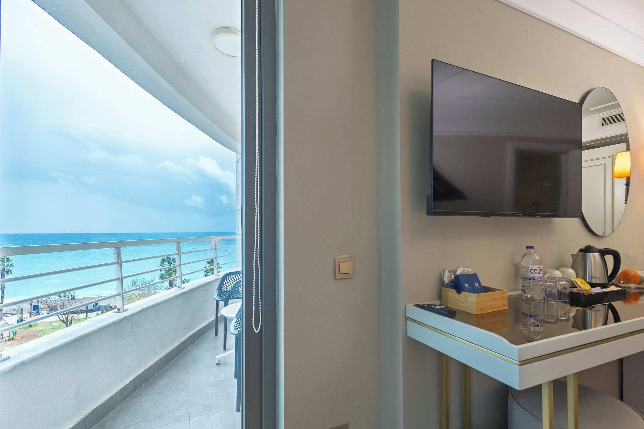 Deluxe Room with Side Sea View | View from room