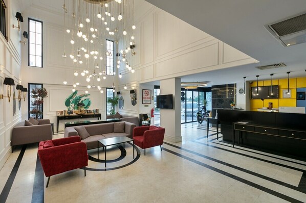 Lobby sitting area