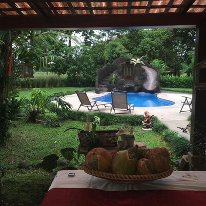 A spacious country villa with private swimming pool for families, friends and couples.