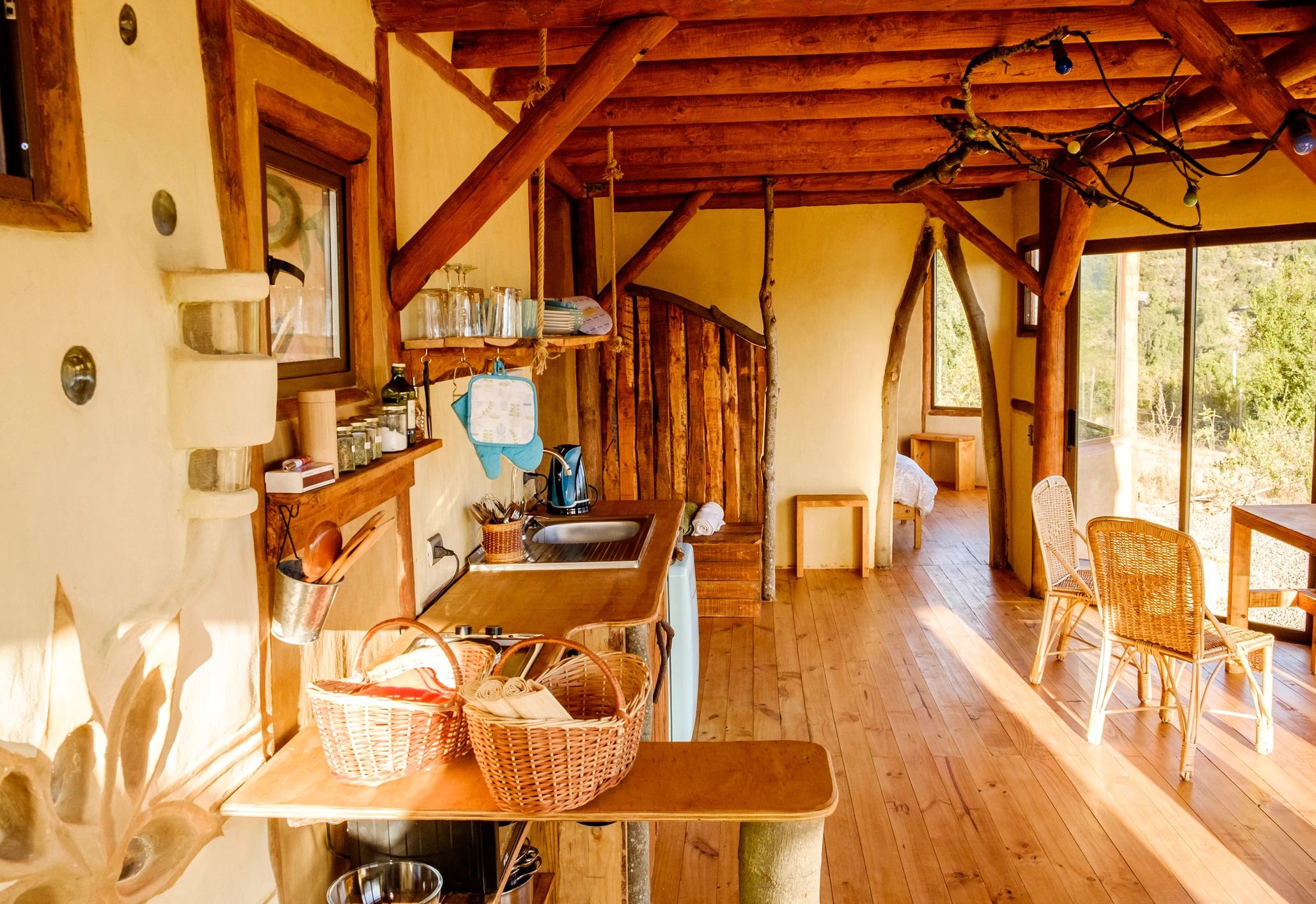 Panoramic House, 2 Bedrooms, Terrace, Mountain View | Private kitchen | Fridge, stovetop, coffee/tea maker, electric kettle