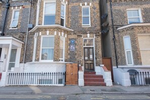 Front of property - Seafront Walk Garden Apartment (Broadstairs)