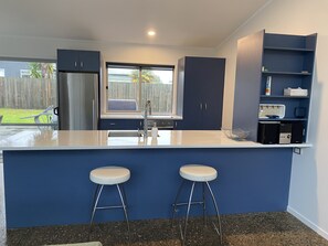 Fridge, microwave, oven, dishwasher - Sands Beach House - Matarangi Holiday Home (Matarangi)