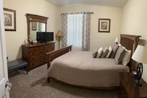 3 bedrooms, iron/ironing board, travel cot, WiFi