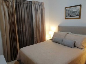 1 dormitorio, caja fuerte, tabla de planchar con plancha y wifi gratis