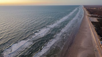 Miles of windswept Texas beaches