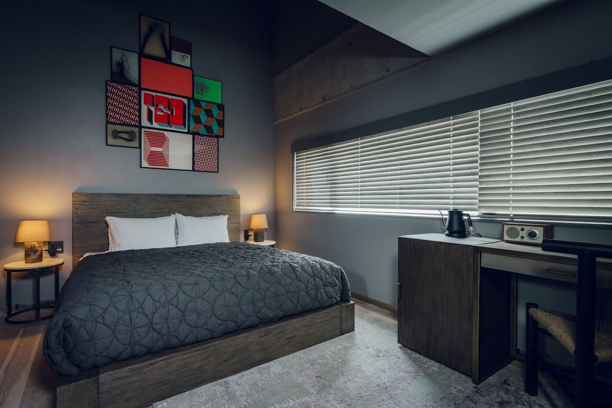 In-room safe, desk, laptop workspace, blackout drapes
