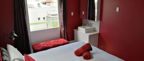 Premium bedding, free WiFi, bed sheets