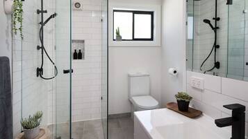 Shower, hair dryer