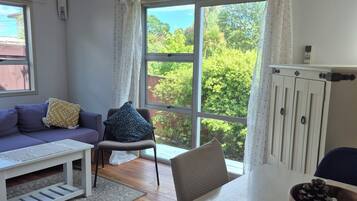 TV, DVD player, stereo