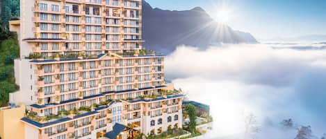 Façade de l’hébergement