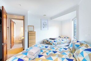 3 bedrooms, iron/ironing board, travel cot, WiFi