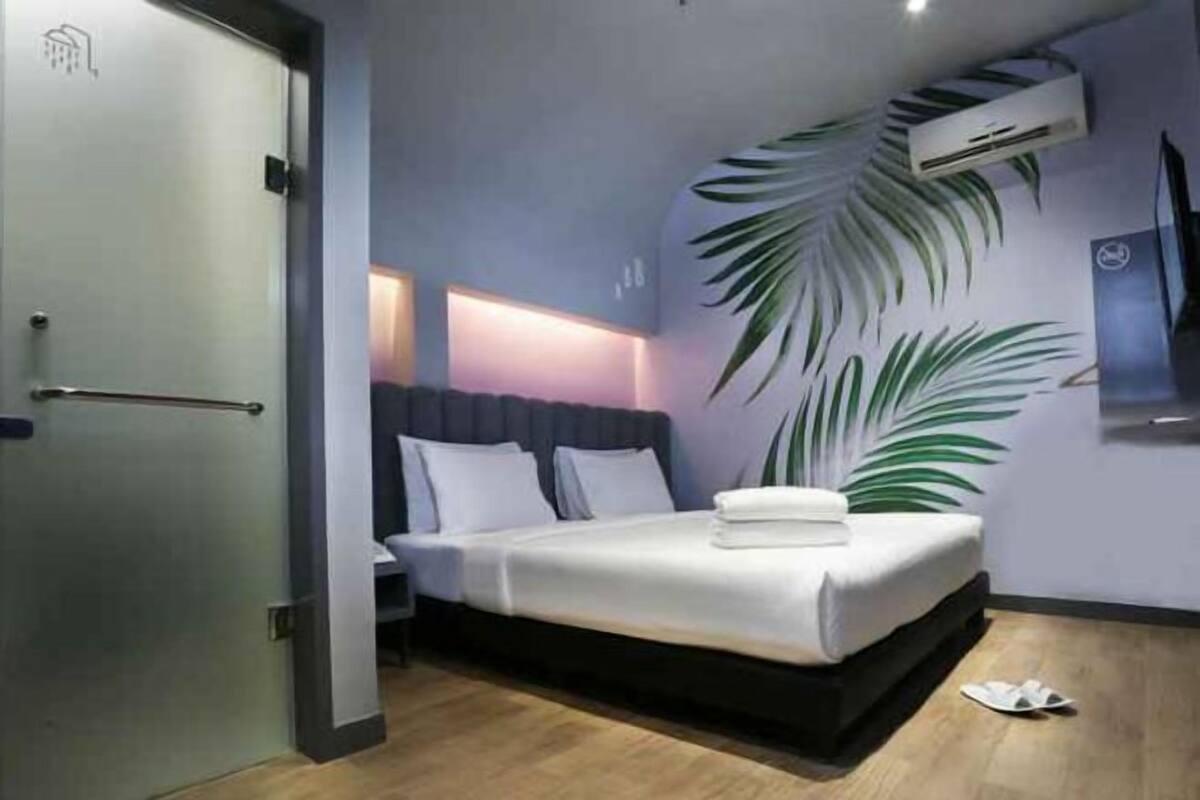 1 slaapkamer, een bureau, gratis wifi, beddengoed