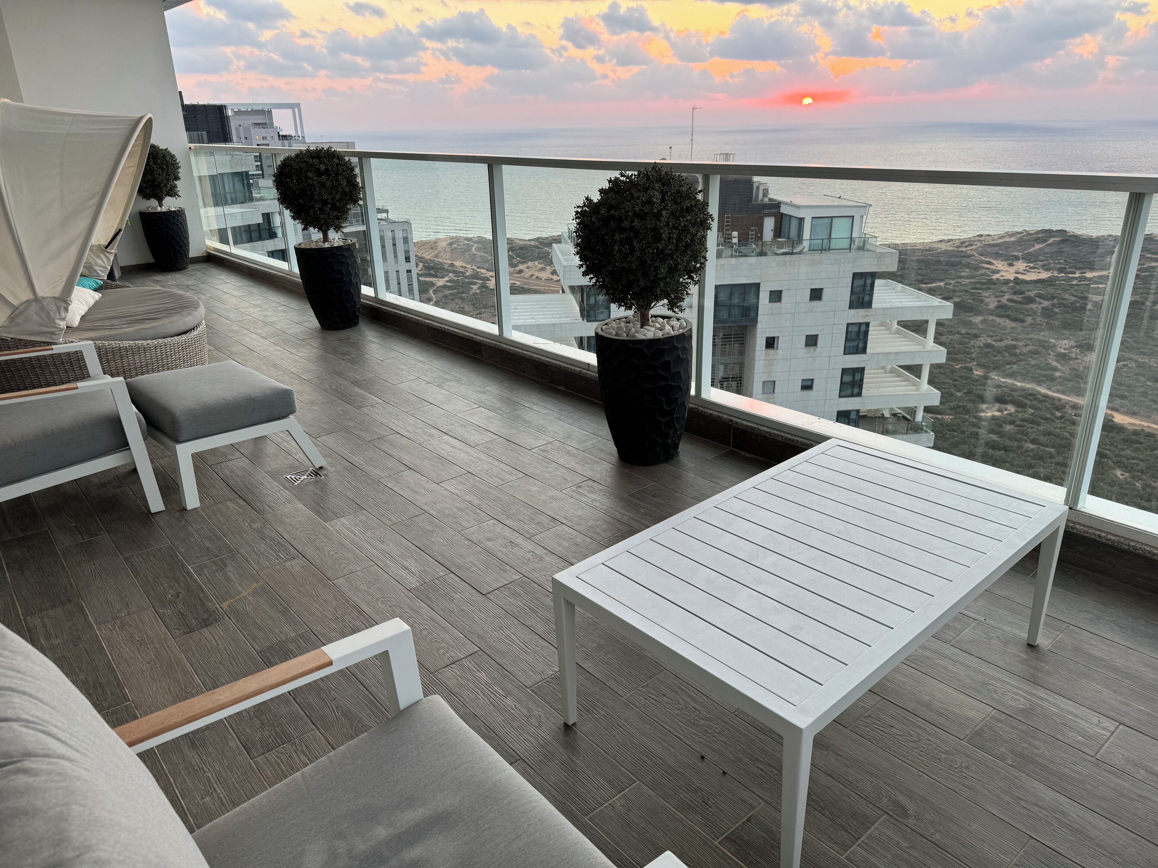Exclusive Penthouse, 2 Bedrooms, Balcony, Sea View | Balcony view