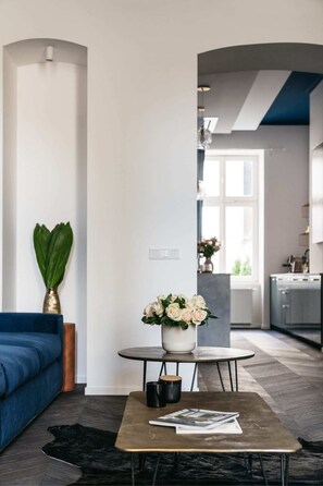 Elite Apartment (II) | Living room | Smart TV, Netflix - House of LoftAffair (Kraków)