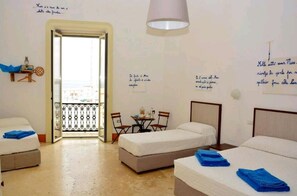 Minibar, desk, free cots/infant beds, bed sheets