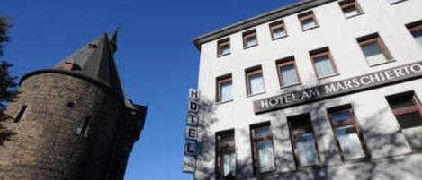 Majoituspaikan julkisivu