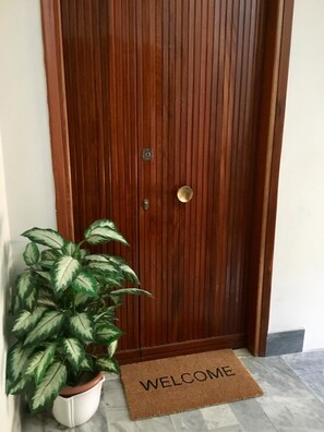 Entrada de la propiedad