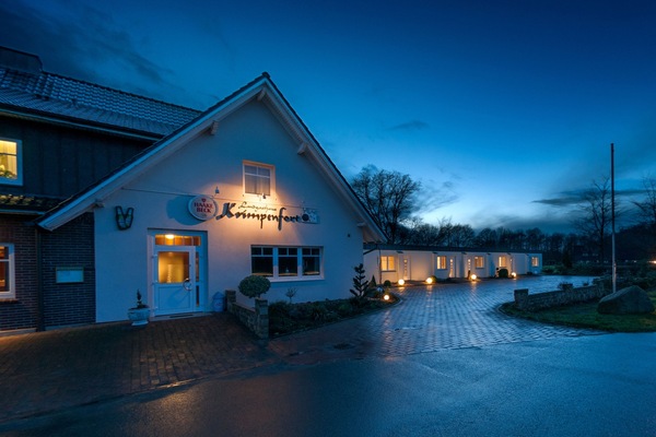 Front of property – evening/night