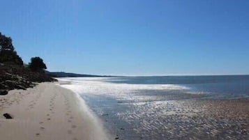 Aan het strand