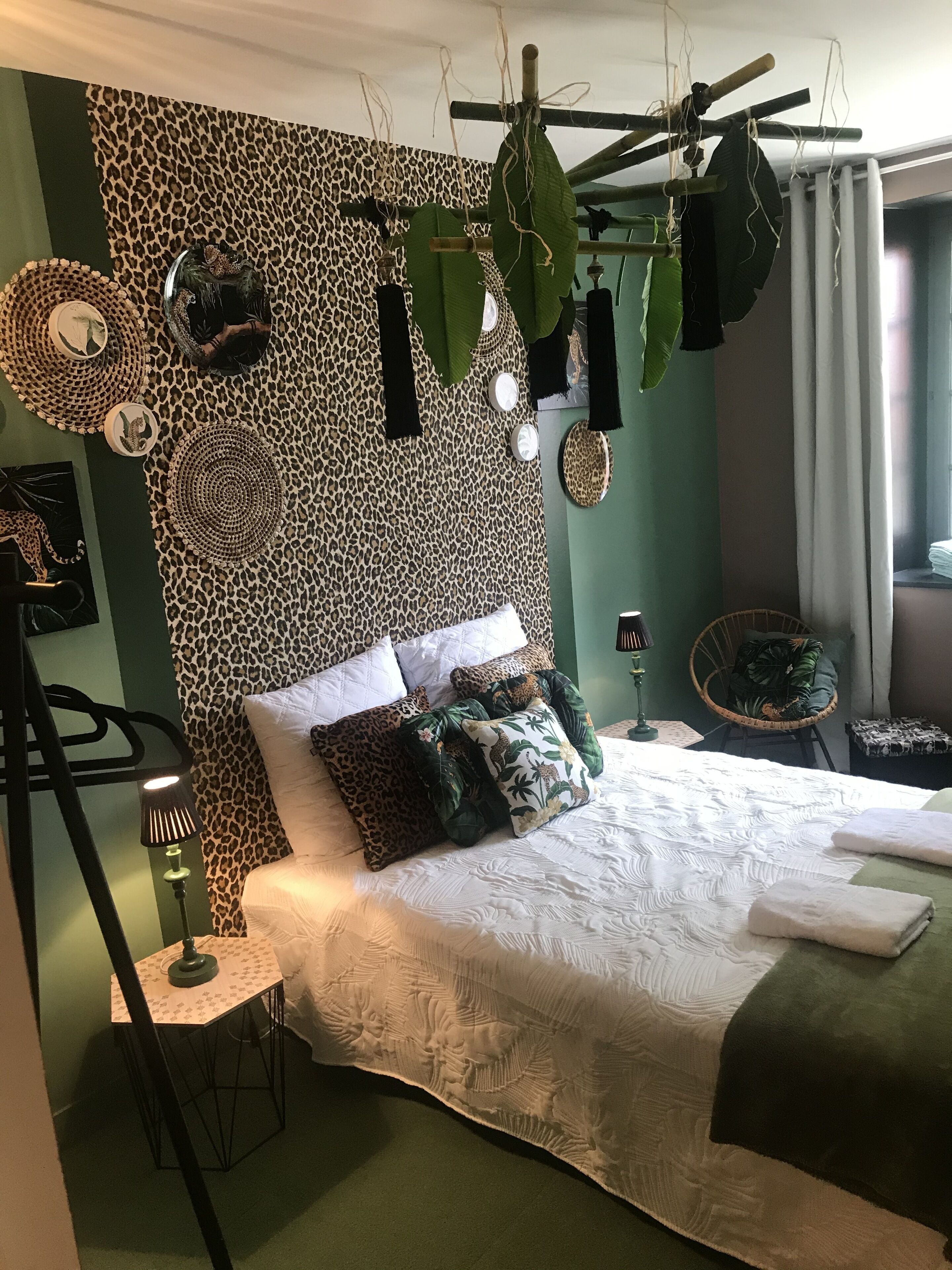 家庭客房 | 獨特裝潢、布置獨特、免費無線上網、床單