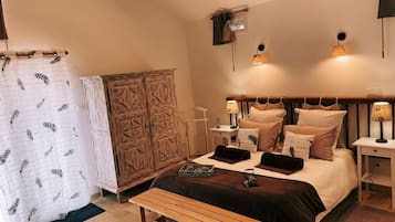 Superior Double Room, Courtyard View | Egyptian cotton sheets, premium bedding, memory-foam beds, desk