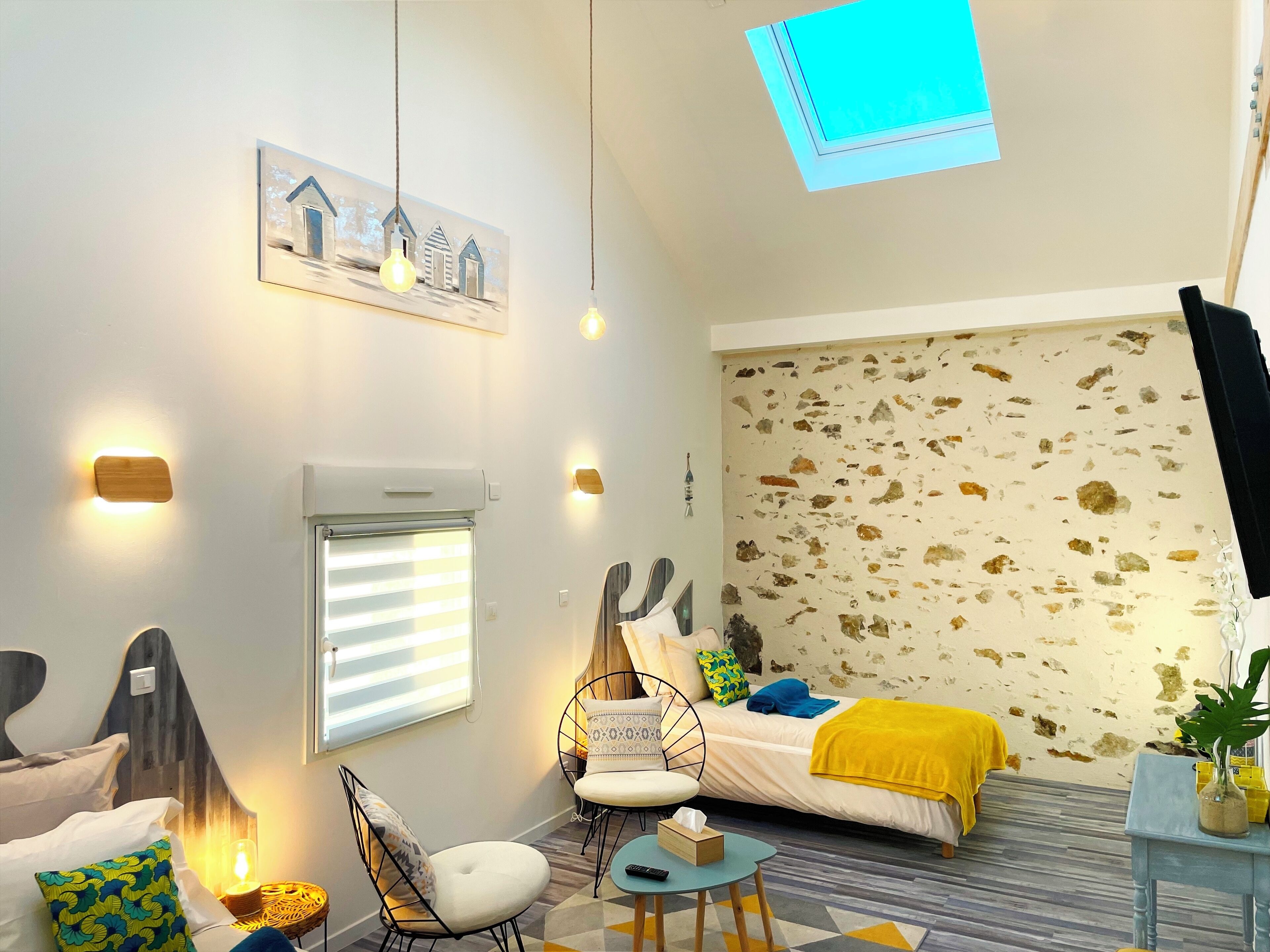 Superior Triple Room, Courtyard View | Egyptian cotton sheets, premium bedding, memory foam beds