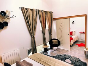 Superior Quadruple Room, Courtyard View | Egyptian cotton sheets, premium bedding, memory foam beds