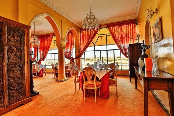 Breakfast, lunch, dinner served; Moroccan cuisine 