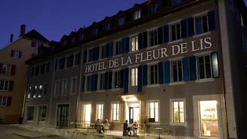 Front of property – evening/night