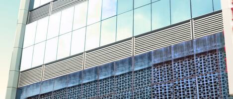 Voorkant van accommodatie