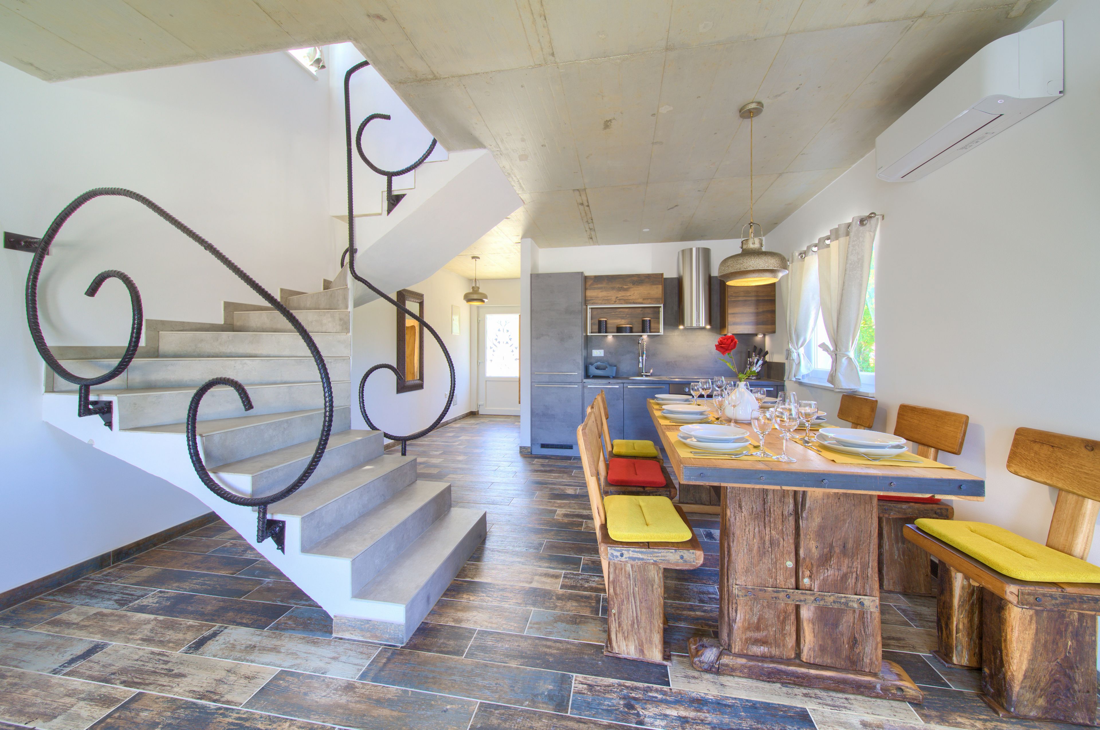 Luxury Villa, Vineyard View, Poolside (2) | Private kitchen | Full-sized fridge, oven, stovetop, dishwasher