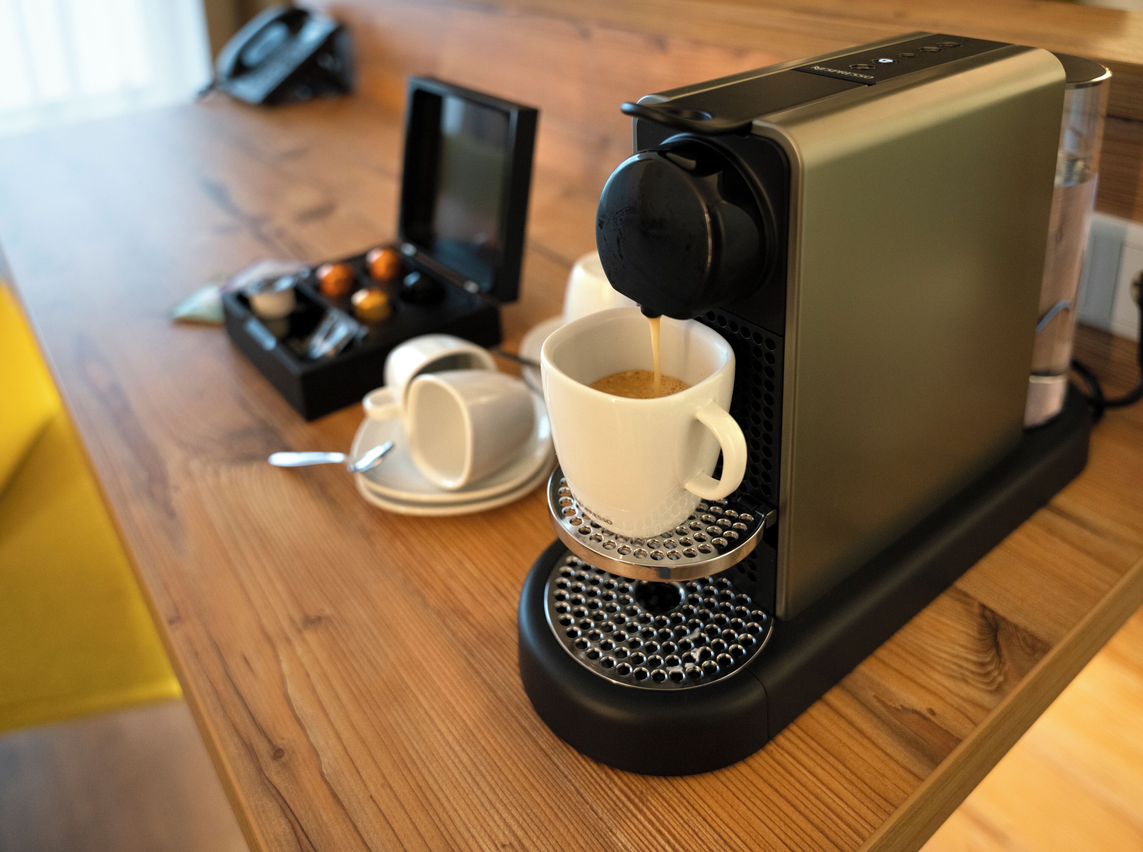 Kaffe og/eller kaffemaskin