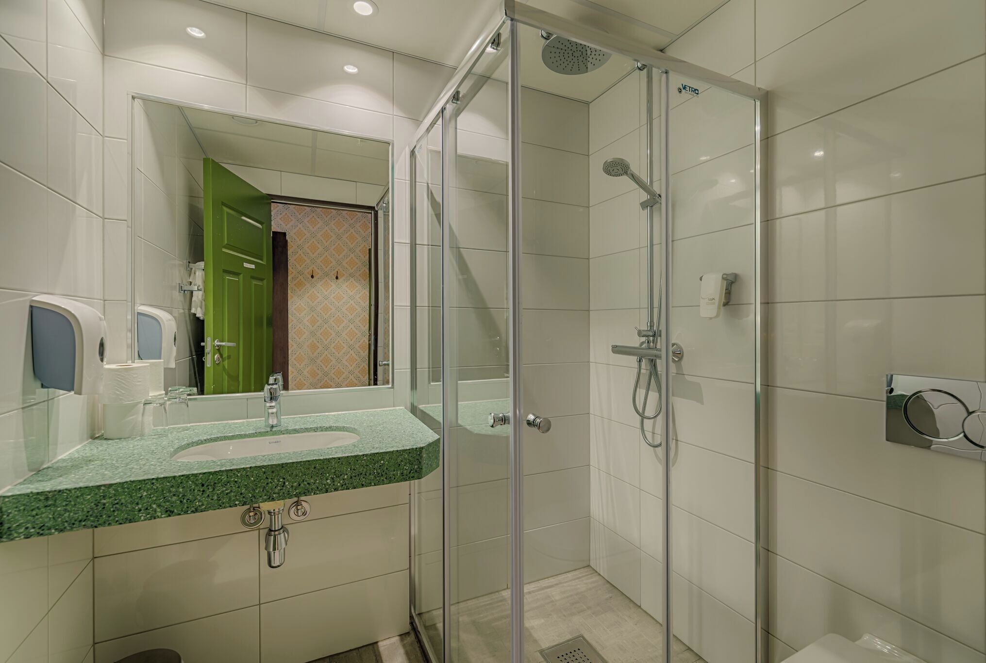 double room, balcony | bathroom | shower, free toiletries, hair dryer, towels